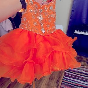 Coral/orange Little Rosie